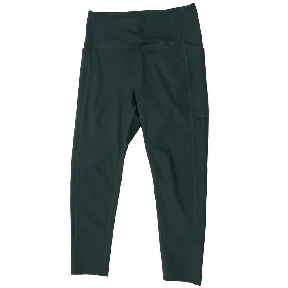 Girlfriend Collective Moss Green Pocket Compression Leggings Size L